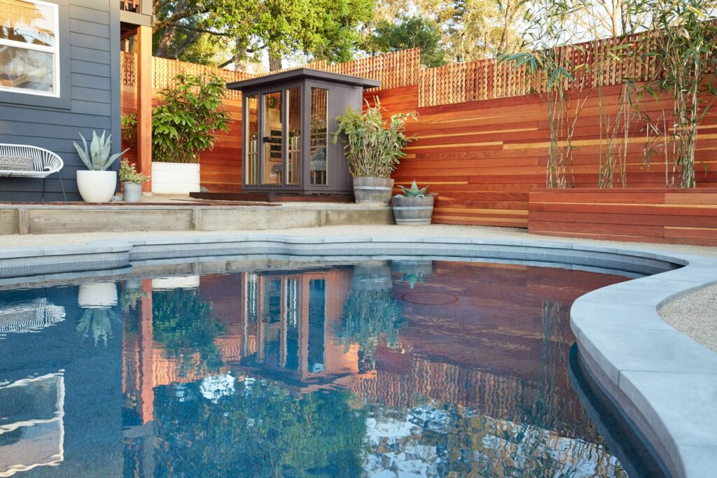 jacuzzi infrared outdoor sauna