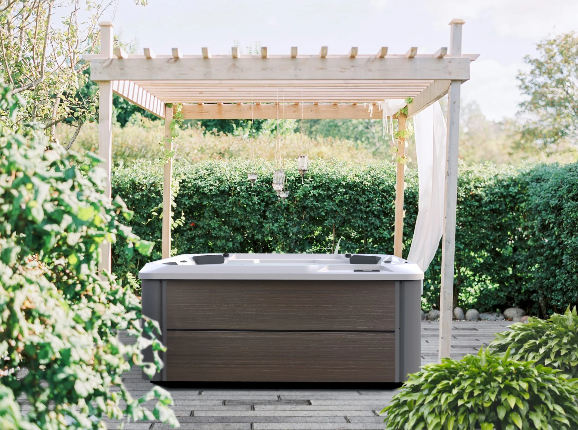 styling your hot spring®️ spa - hot spring spa installation