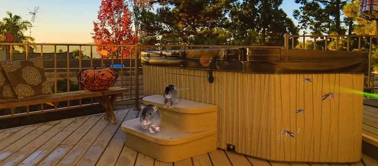 keeping pests and insects out of your hot tub