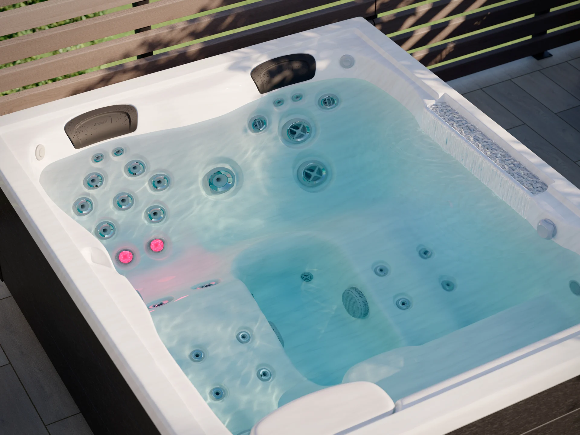 Hot Tub Seating in Jacuzzi Hot Tubs