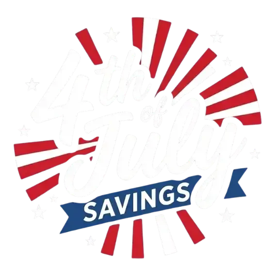 4th of july logo light